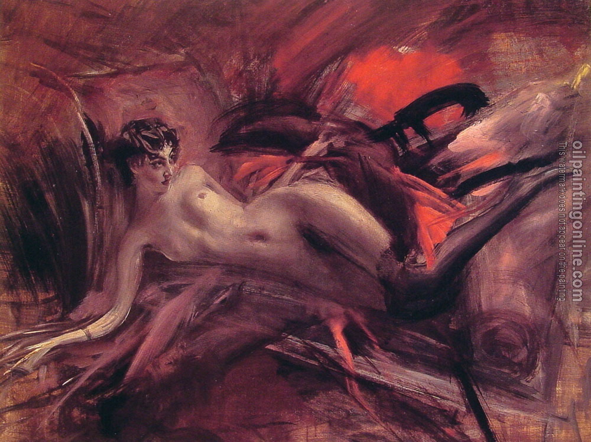 Giovanni Boldini - Reclining Nude